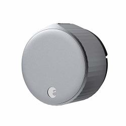 August Wi-fi Smart Lock - Alexa Google Assistant Homekit Smartthings And Airbnb Compatible - Upgrade Your Deadbolt - Silver