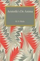 Aristotle De Anima: With Translation Introduction And Notes