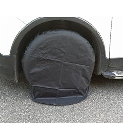 Set of 4 Oxford Waterproof Canvas Wheel Tire Covers for RV Auto Truck Car Camper 