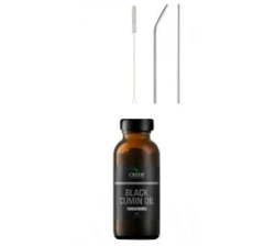 Black Seed Oil 1000MG Nutrition Oil - 90 Capsules + Steel Straw Set