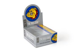 The Bulldog Silver King Size Rolling Paper - Slim - Pack 50'S