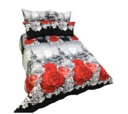 - Bedding - 5 Piece Comforter Set - Size King queen