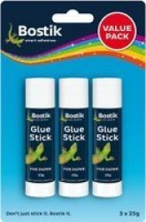 Bostik Glue Stick 3 X 25G