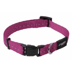 Rogz Classic Reflective Dog Collars - XS Pink