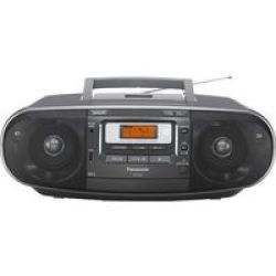 Panasonic RX-D55 Radio Cassette With Cd Player 2 Channelsgrey
