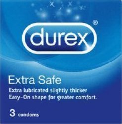Durex 3 Pack Extra Safe Condoms