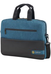 American Tourister City Drift Laptop Bag 13.3-14.1 Inch Black blue
