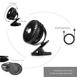 USB Meiliio Desk Fan Handheld 2 In 1 Table Desk Clip Fan Adjustable Speed 360 Degree Silent Powered MINI Air Cooling Ventilador Fans