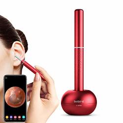 Bebird M9 Pro Otoscope Smart Visual Ear Cleaning Stick With 1080P HD Digital Endoscope For Earwax Cleaning Received A 4-AXIS Intelligent Gyroscope Red