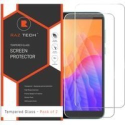 Tempered Glass Screen Protector For Huawei Y5P 2020 Pack Of 2