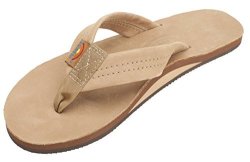 Rainbow Sandals 301ALTS Womens Single Layer Premier Leather Sierra Brown Leather Large 7.5-8.5 B M Us