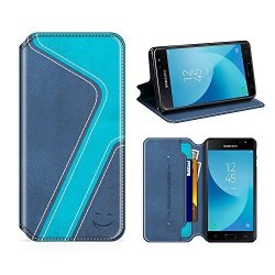 Smiley Samsung Galaxy J7 Pro Wallet Case Mobesv Samsung J7 Pro Leather Case phone Flip Book Cover viewing Stand card Holder For Samsung Galaxy J7 Pro 2017