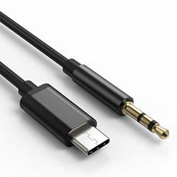 USB C To 3.5MM Audio Jack Adapter Type C Headphone Stereo Male Extension Cord Car Aux Cable Compatible With Samsung Note 10 Moto Z