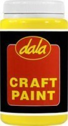 Dala Craft Paint Yellow 250ML