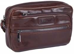 Cellini Infiniti Gents Wrist Bag Brown