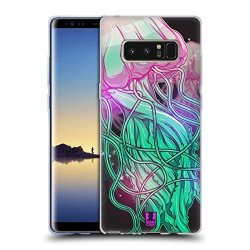 Head Case Designs Deadly Jellyfish Sea Monsters Soft Gel Case Compatible For Samsung Galaxy NOTE8 Note 8