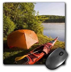 Kayak Camp Tent Mollidgewock Sp Errol Nh - US30 JMO1255 - Mouse Pad 8 By 8 Inches MP_92388_1