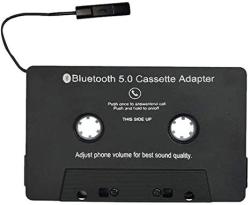Travelocity White Audio Cassette Adapter 3.5mm for Iphone Ipod, Mp3