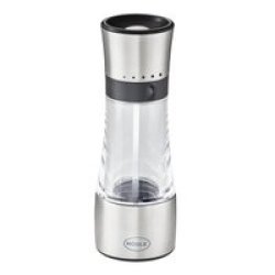 Spice Mill With 5 Grind Settings For Salt Pepper And Dry Spices