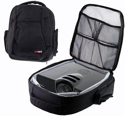 Navitech Protective Portable Projector Carrying Case And Travel Bag For The Stoga UC46 MINI