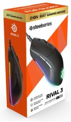 Steelseries - Rival 3 Wired Gaming Mouse - Black PC