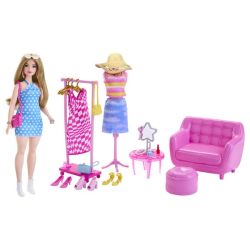 Doll And Fashion Set Clothes With Closet Accessories