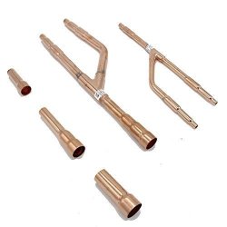 Copper Vrv Vrf Air Conditioner Y Branch Y Joint Branch Piping Refnet Pipe Joint Kit Fitting Seperation Tube For Daikin Model ARBLN03321