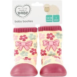 Made 4 Baby Rubber Socks Bow-tiful 12-18M
