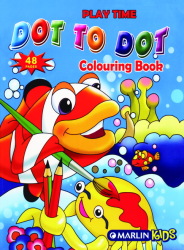 Marlin Kids Playtime Dot To Dot 48 Page Activity Book - Pack Of 10