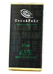 CocoaFair 65% Dark Chocolate With Mint