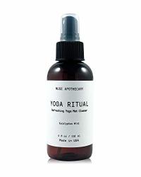 Muse Bath Apothecary Yoga Ritual - Aromatic And Refreshing Yoga Mat Cleaner 4 Oz Infused With Natural Essential Oils - Eucalyptus Mint
