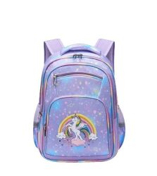 Schoolbags Cartoon Print Waterproof Large Capacity Kids Backpacks