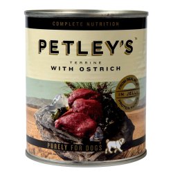 Petleys - Adult Dog Food Can In Gravy 775G Ostrich