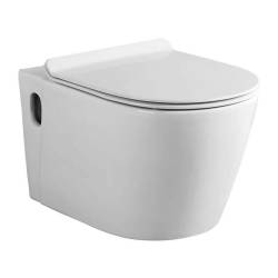 Amour Wall Hung Pan With Soft Close Seat Vitreous China