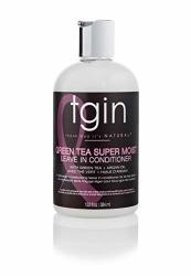 Tgin Green Tea Super Moist Leave-in Conditioner For Natural Hair - Dry Hair - Curly Hair - Moist Collection 13 Oz