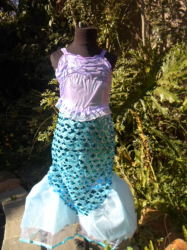 Mermaid Costume For Girls - Age 3-4