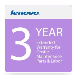 Lenovo 3-YEAR Extended Warranty For Onsite Maintenance Parts & Labor From 1-YEAR Warranty