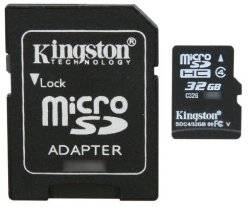 Kingston Professional Microsdhc 32GB 32 Gigabyte Card For Oppo Find 5 Smartphone With Custom Formatting And Standard Sd Adapter. Sdhc Class 4 Certified