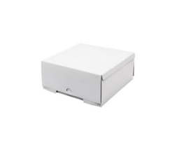 Cake Or Takeaway Box - 10 Units - White - 10 X 10 X 3