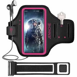Jemache Galaxy S10 5G A70 Armband Gym Run Jog Exercise Workout Arm Band For Samsung Galaxy S10 5G Galaxy A70 Fits Otterbox Defender Lifeproof