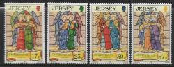 Jersey 1993 Mnh Stained Glass Windows