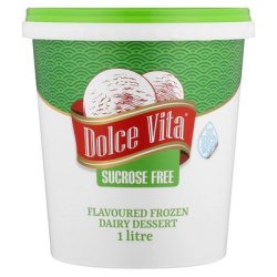 Sucrose Free Vanilla Frozen Dessert 1L