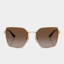 Women&apos S Pale Gold & Brown Sunglasses
