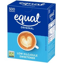 Equal Low Kilojoule Sweetener Refill 500 Tablets