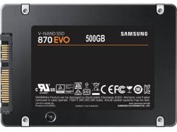 Samsung 870 Evo 500GB 2.5 Inch Solid State Drive - MZ-77E500BW