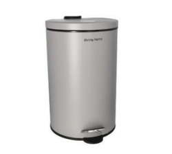 Grey Garbage Can 12L