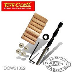 Tork Craft Dowel Kit 10MM - 22 Piece