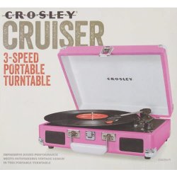 Crosley Radio Cruiser Deluxe Turntable Pink