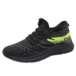NOMENI Fashion Men's Breathable Mesh Upper Running Shoes Wild Sports Shoes Outdoor Non-slip Light Leisure Sneakers