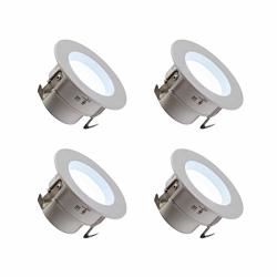 3" Inch LED Retrofit Downlight 4 Pack Dimmable Wet Location Rated 8W= 30W Halogen Equivalent 120V 550 Lumens 50 000 Life Hours Daylight 5000K